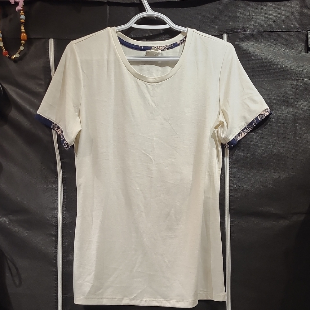 Women's Short Sleeve Tee - Cream